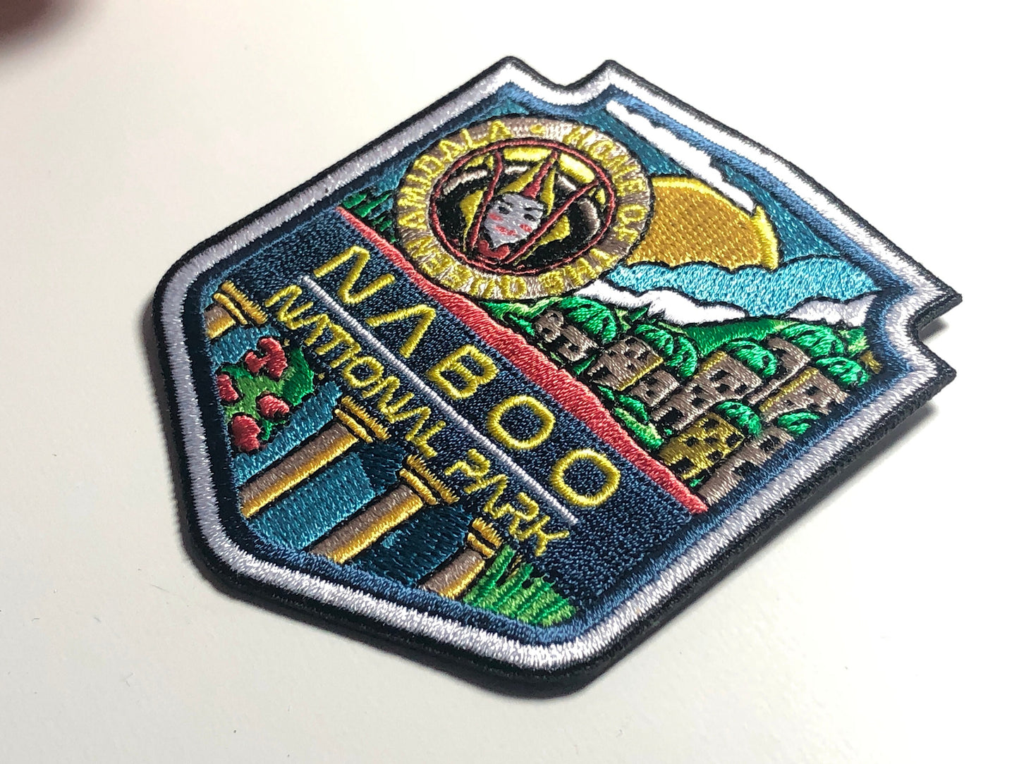 National Park Star Planets Wars Morale tactical Patch NABOO MUSTAFAR DAGOBAH Wader Castle Gungan Jar Jar Binks Mandalore Costume Scarif Yoda