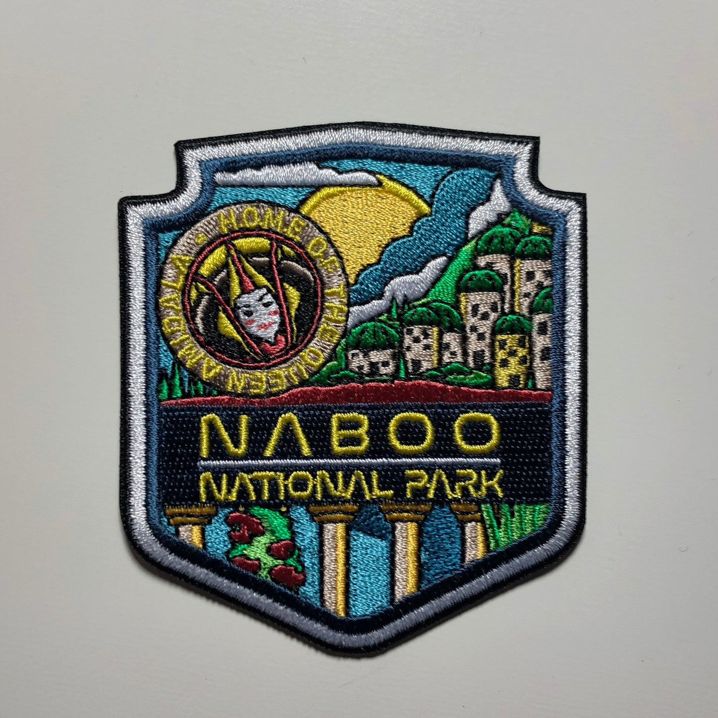 National Park Star Planets Wars Morale tactical Patch NABOO MUSTAFAR DAGOBAH Wader Castle Gungan Jar Jar Binks Mandalore Costume Scarif Yoda