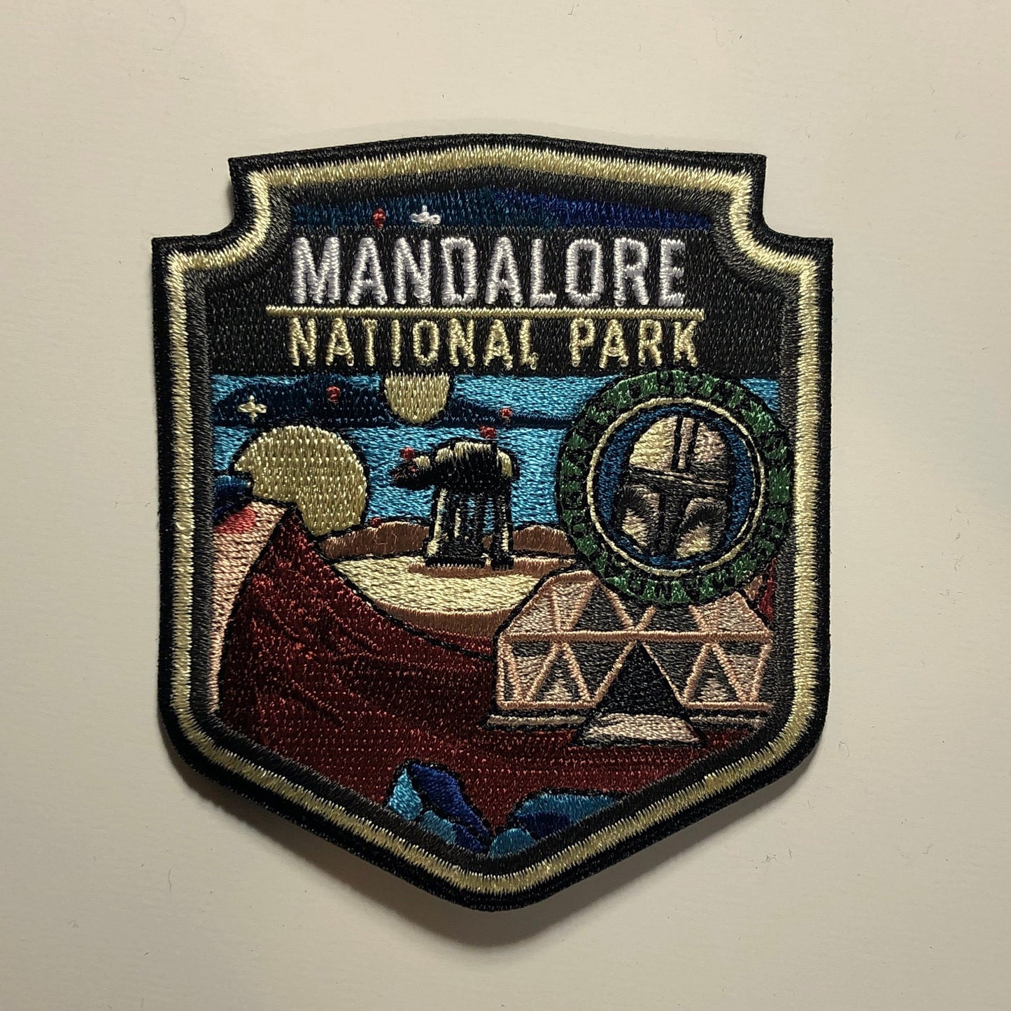 National Park Star Planets Wars Morale tactical Patch NABOO MUSTAFAR DAGOBAH Wader Castle Gungan Jar Jar Binks Mandalore Costume Scarif Yoda