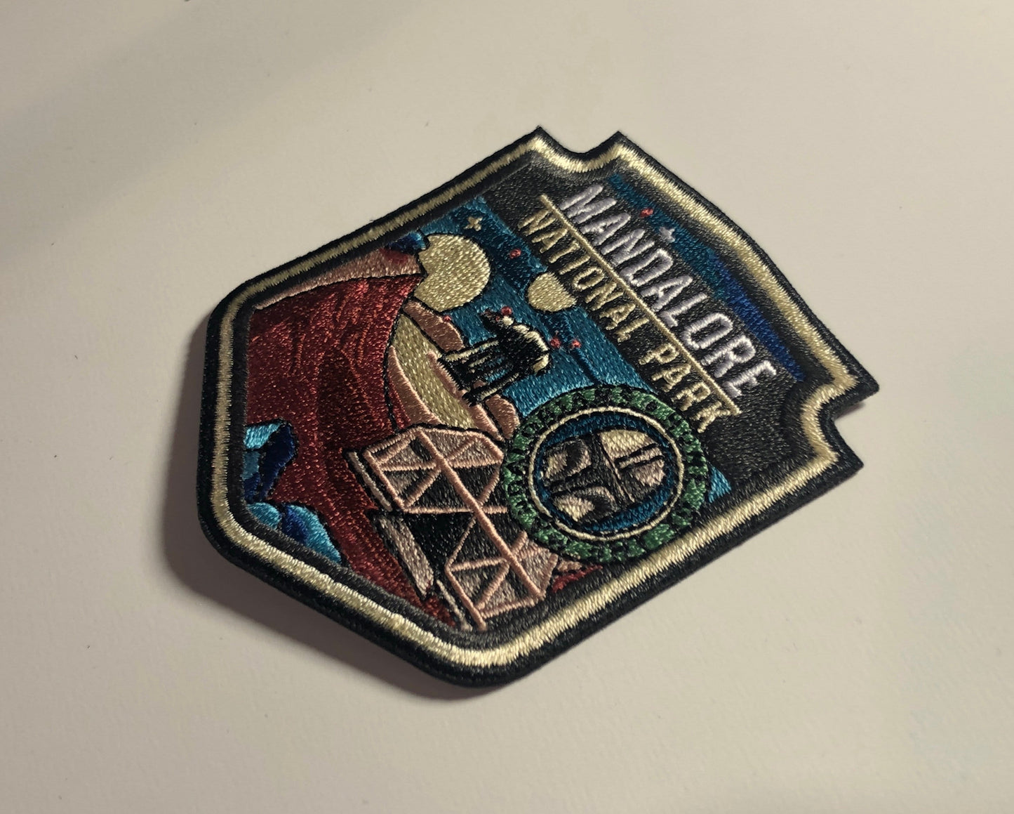 National Park Star Planets Wars Morale tactical Patch NABOO MUSTAFAR DAGOBAH Wader Castle Gungan Jar Jar Binks Mandalore Costume Scarif Yoda