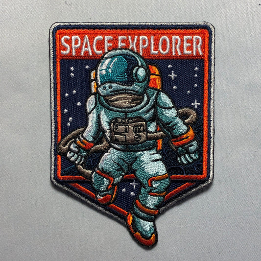 SPACE EXPLORER Astronaut Earth Exploration Morale tactical Patch cosmonaut Uniform Freedom Hook and Loop Outdoor Activity Emblem sticker